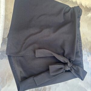 iris Black Women's Skort with Side Tie